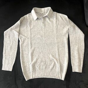 Reiss Long Sleeve Knit Polo